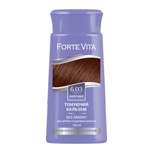 Forte Vita dažantis plaukų balzamas  6.03 ( kapučino) 150ml.